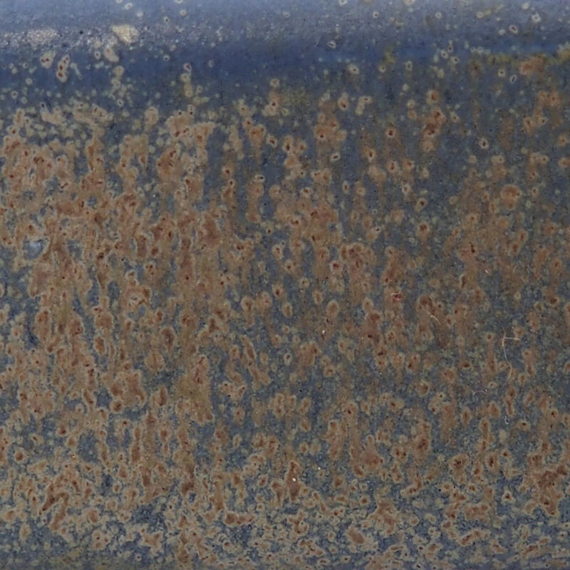Ceramic bonsai bowl 7 x 7 x 3 cm, color blue