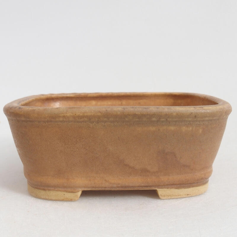 Ceramic bonsai bowl 9 x 8 x 3.5 cm, color pink