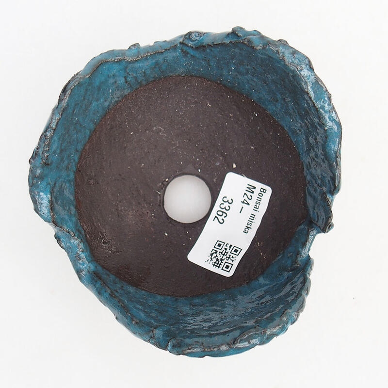 Ceramic shell 10 x 10 x 6.5 cm, color blue