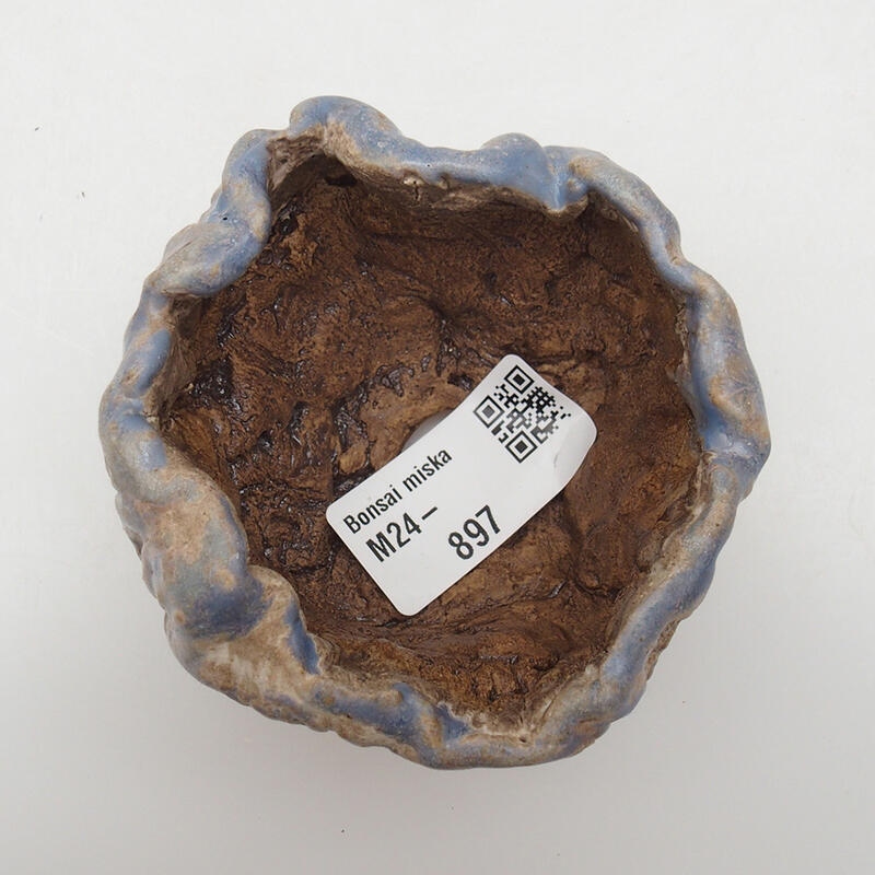 Ceramic Shell 6.5 x 6.5 x 5.5 cm, color blue
