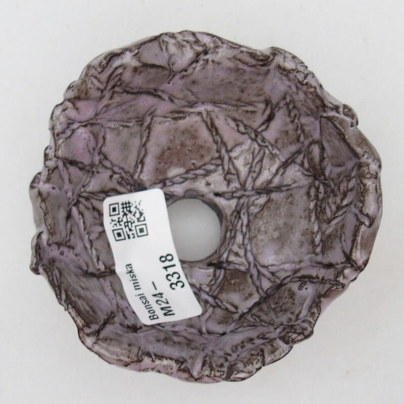 Ceramic shell 8.5 x 8.5 x 5 cm, color pink
