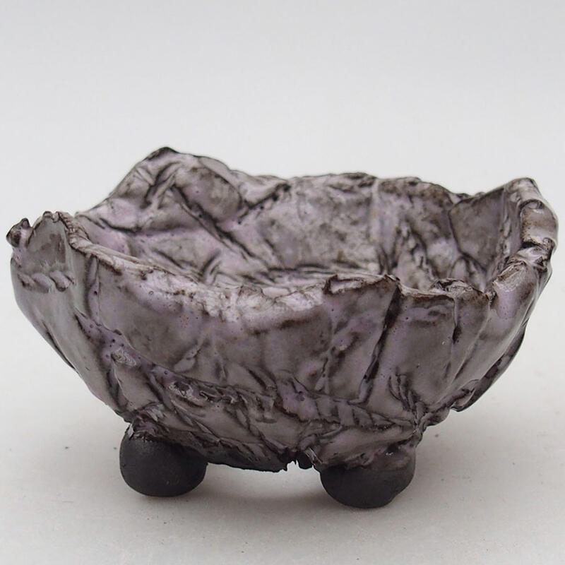 Ceramic shell 8.5 x 8.5 x 5 cm, color pink