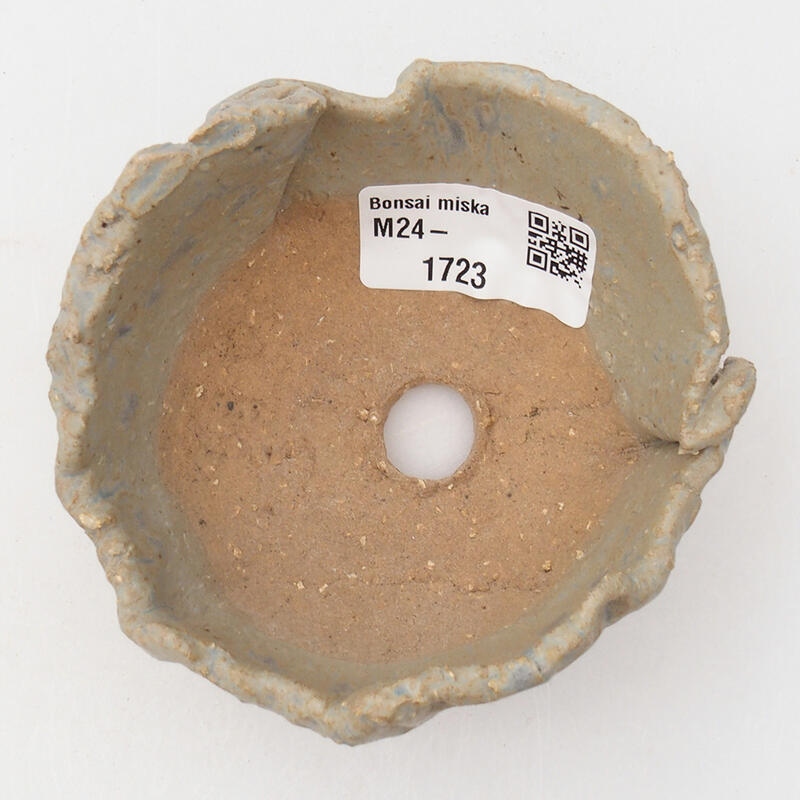 Ceramic Shell 9.5 x 8.5 x 5.5 cm, color blue