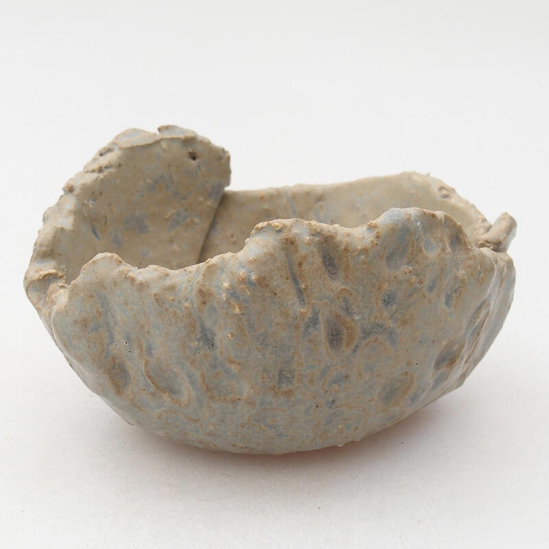 Ceramic Shell 9.5 x 8.5 x 5.5 cm, color blue