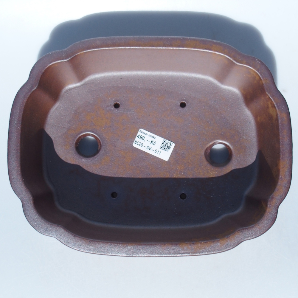 Bowl 26 x 20,5 x 6,5 cm brown