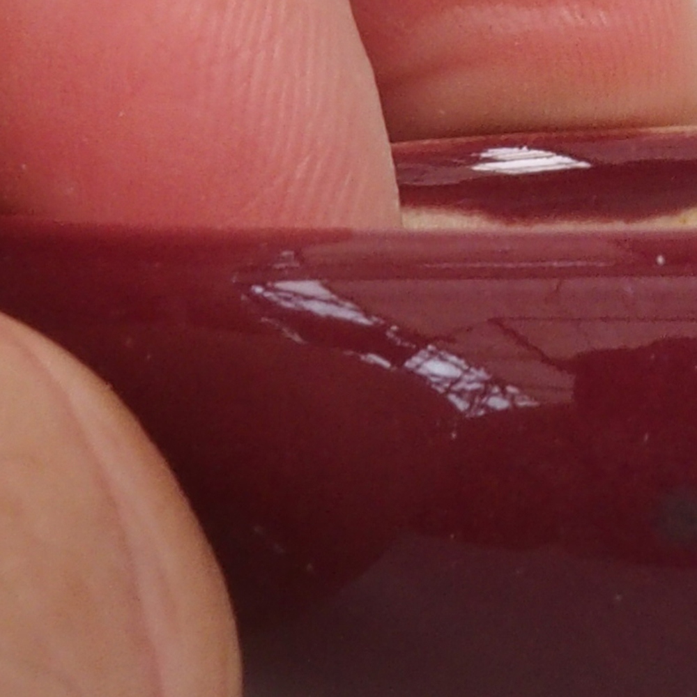 Mini bonsai bowl 5 x 5 x 2 cm, color burgundy