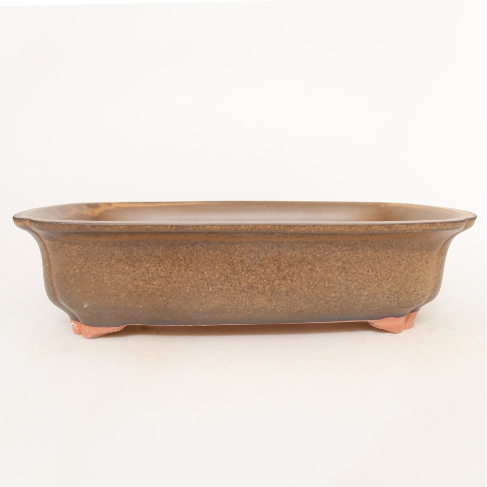 Ceramic Bowl, 24 x 17 x 6 cm, brown