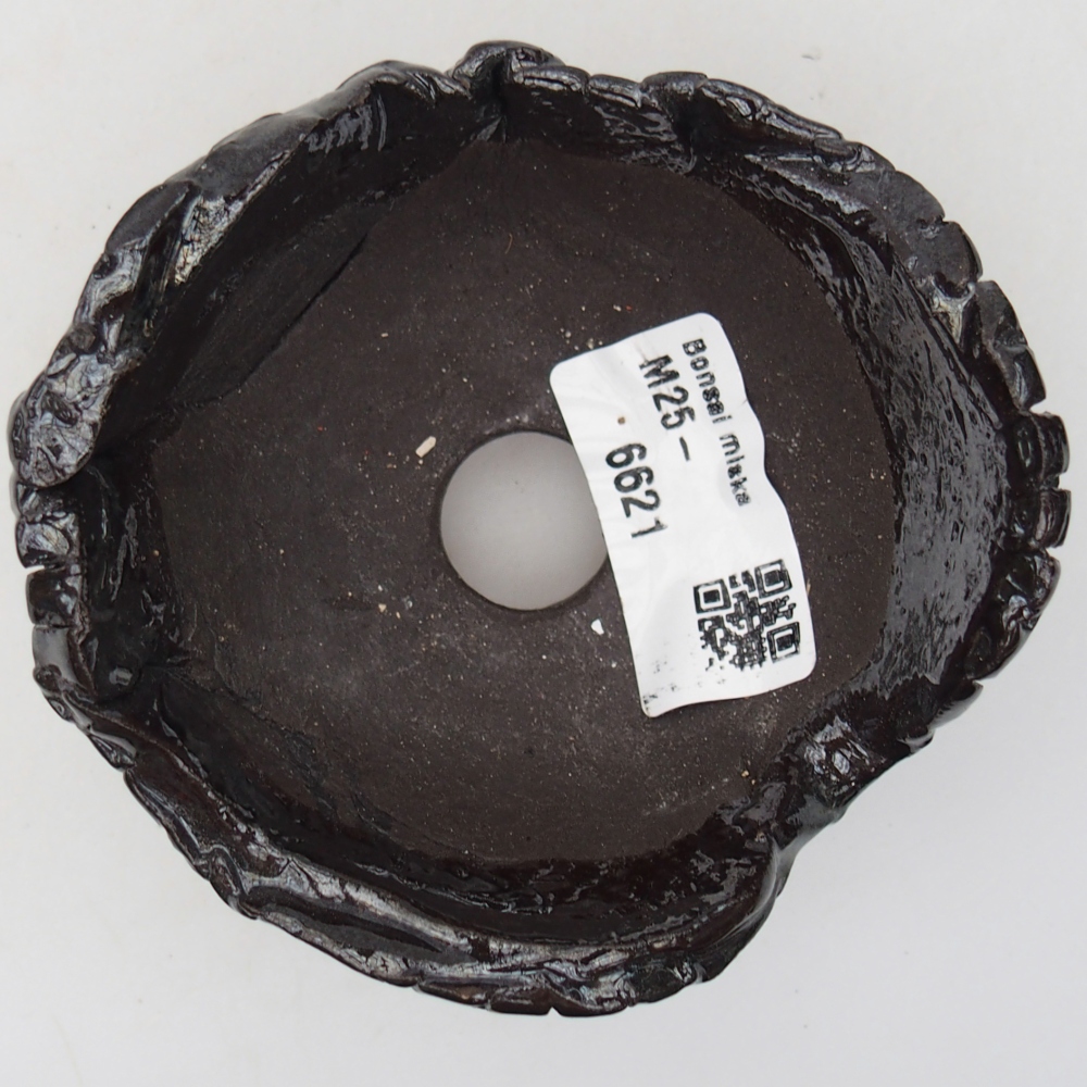 Ceramic Shell 9 x 9 x 6 cm , colour black
