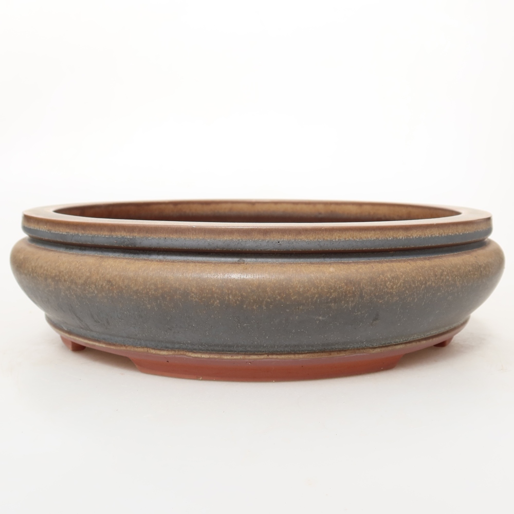 Ceramic Shell  27 x 27 x 7.5 cm, brown