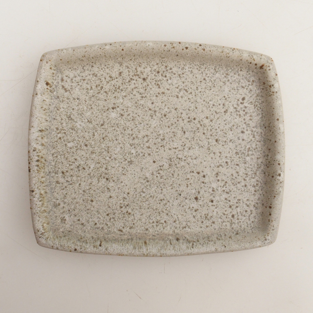 Bonsai bowl + saucer H11 - 11.5 x 10 x 4 cm. - beige