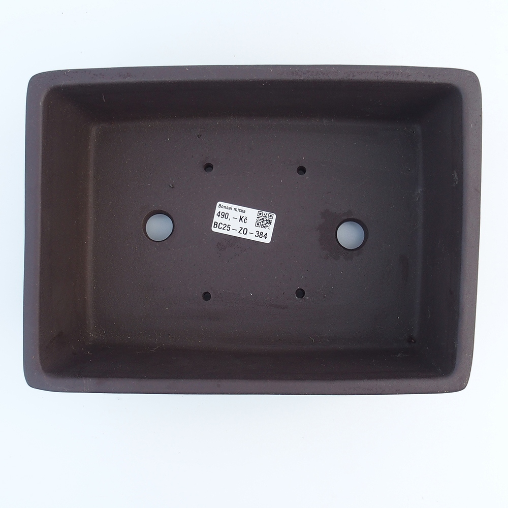 Bowl 26 x 19 x 10 cm brown