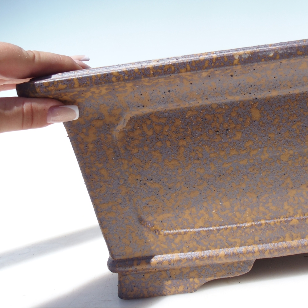 Bowl 41 x 29,5 x 16,5 cm brown - PERSONAL COLLECTION OR PALLET TRANSPORT ONLY