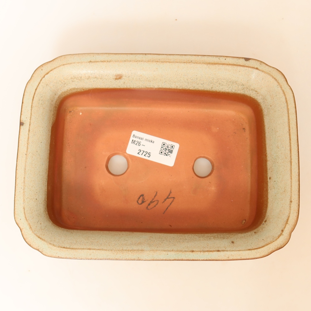 Ceramic Bowl, 20 x 15.5 x 5.5 cm, beige