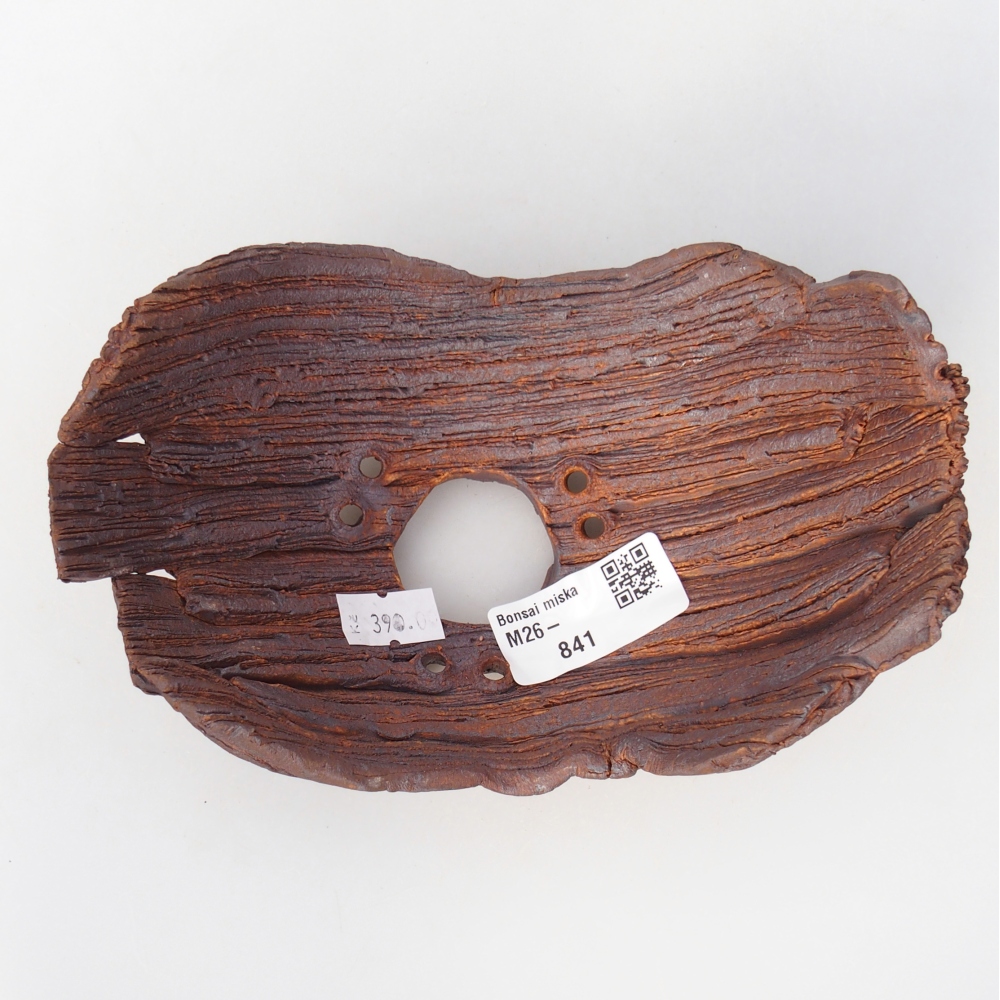 Ceramic Shell 16 x 10,5 x 8,5 cm , colour brown