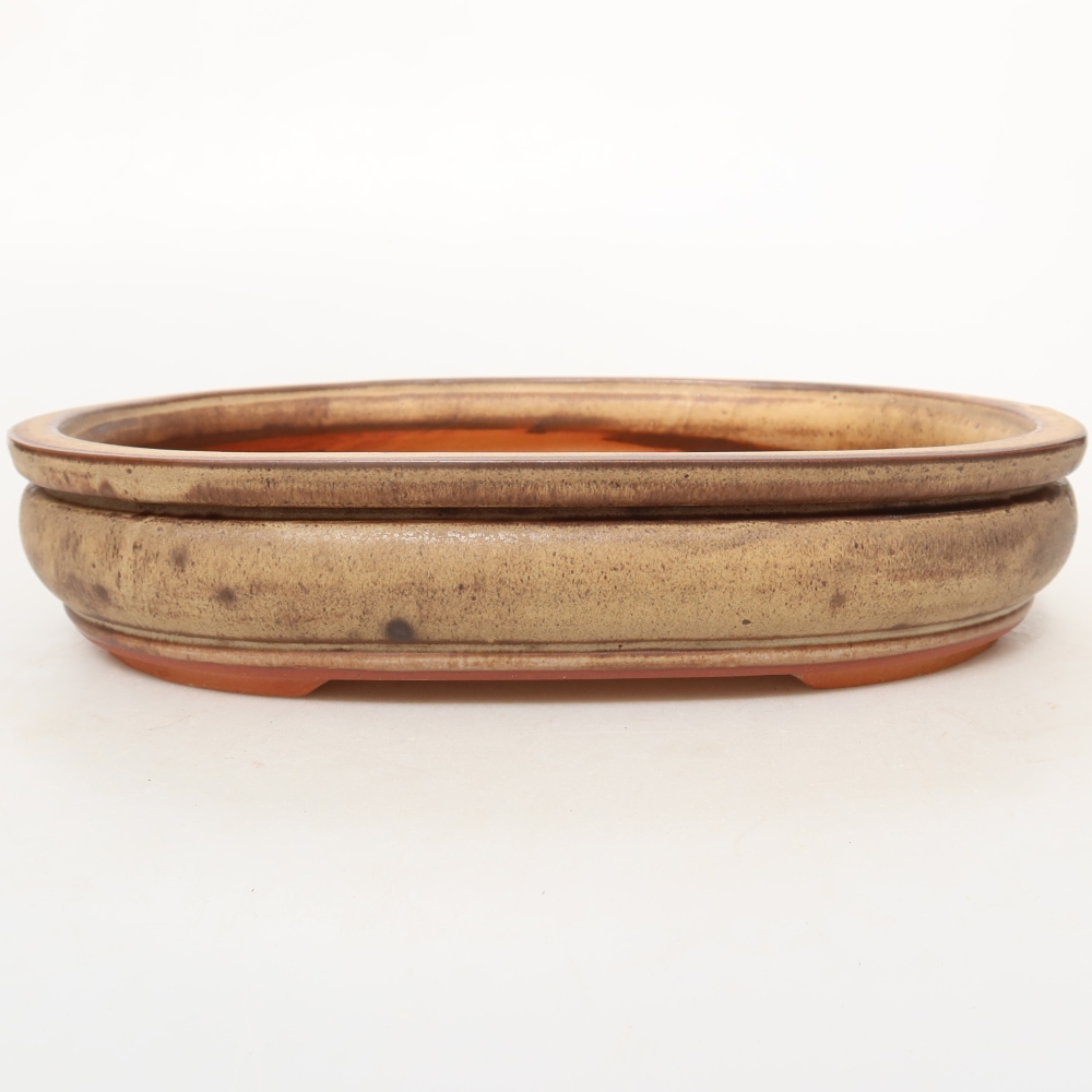Ceramic Shell  26 x 18.5 x 5 cm, brown