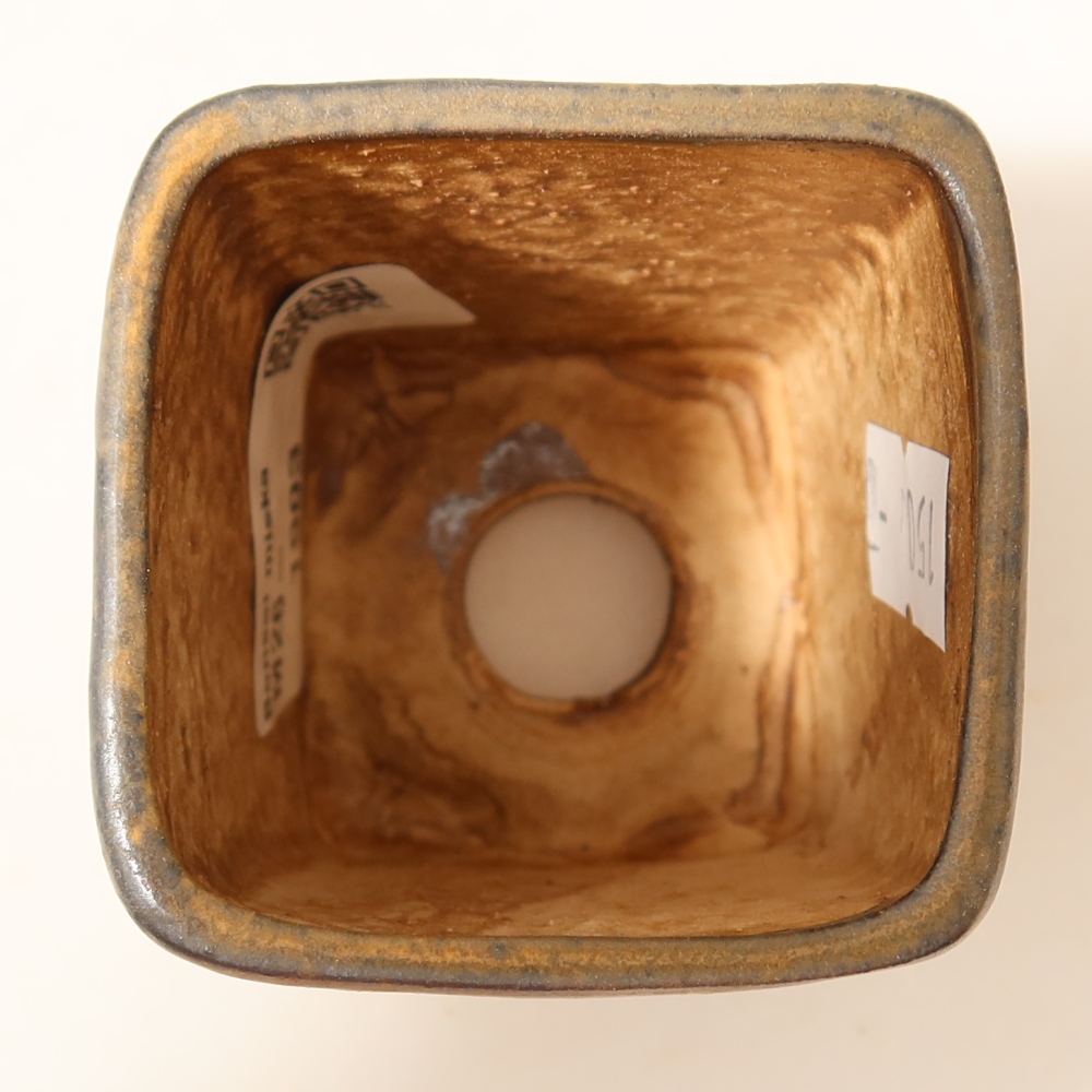 Ceramic bonsai bowl 5 x 5 x 6,5 cm, brown
