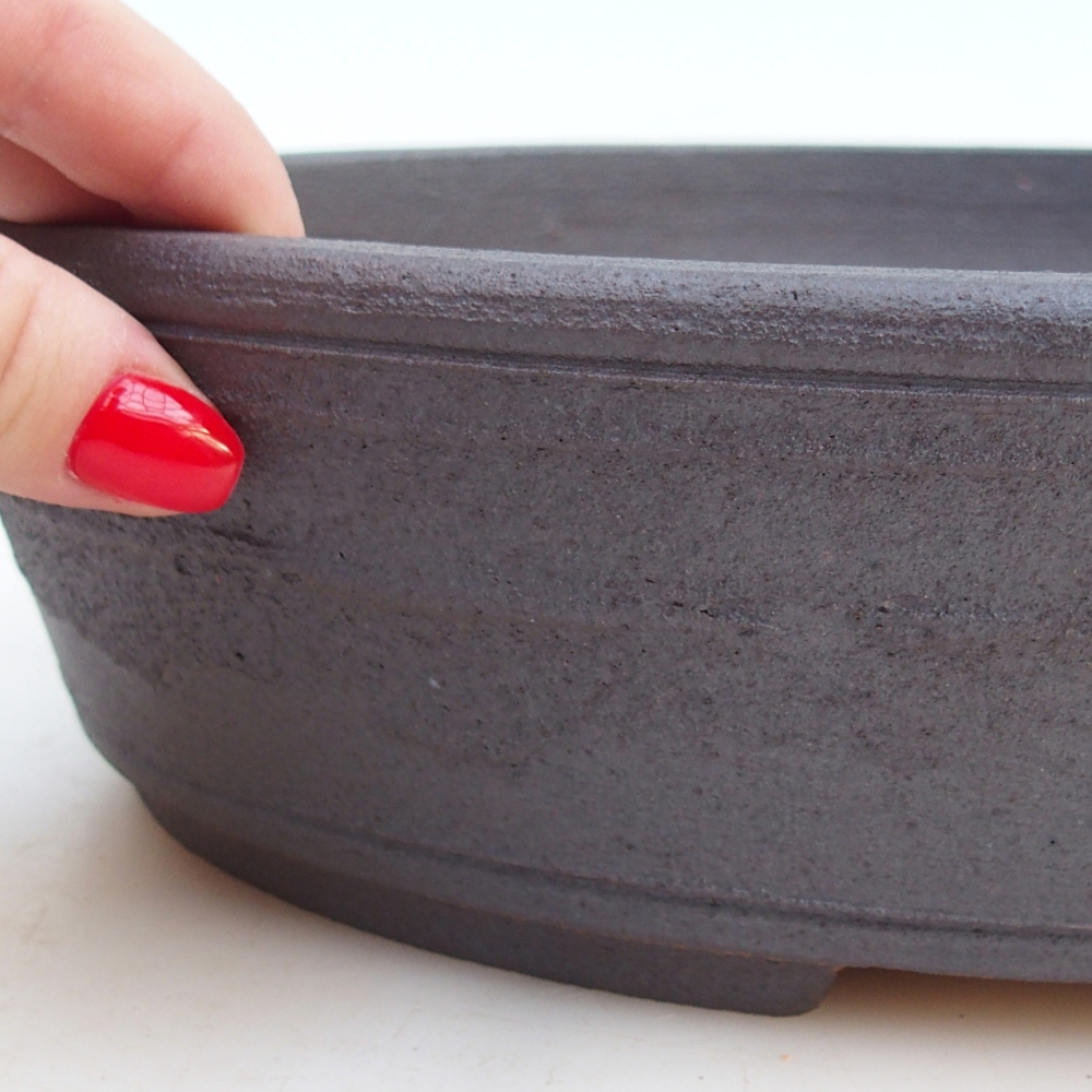 Bonsai bowl 32 x 26 x 7,5 cm , colour brown