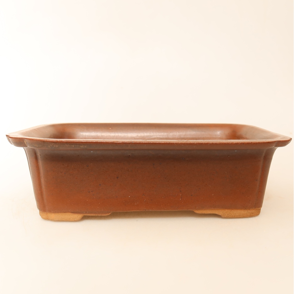 Ceramic Bowl, 20 x 15.5 x 5.5 cm, brown