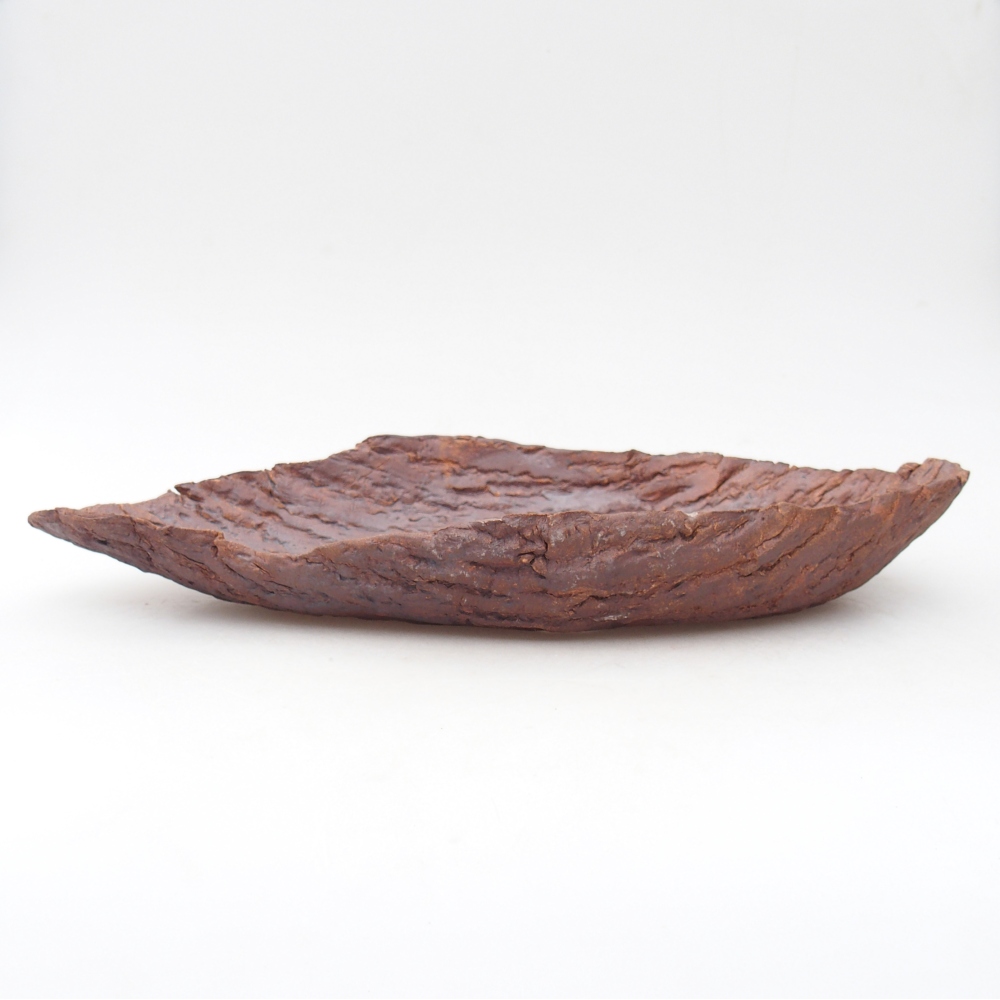 Ceramic Shell 36 x 18,5 x 5,5 cm , colour brown
