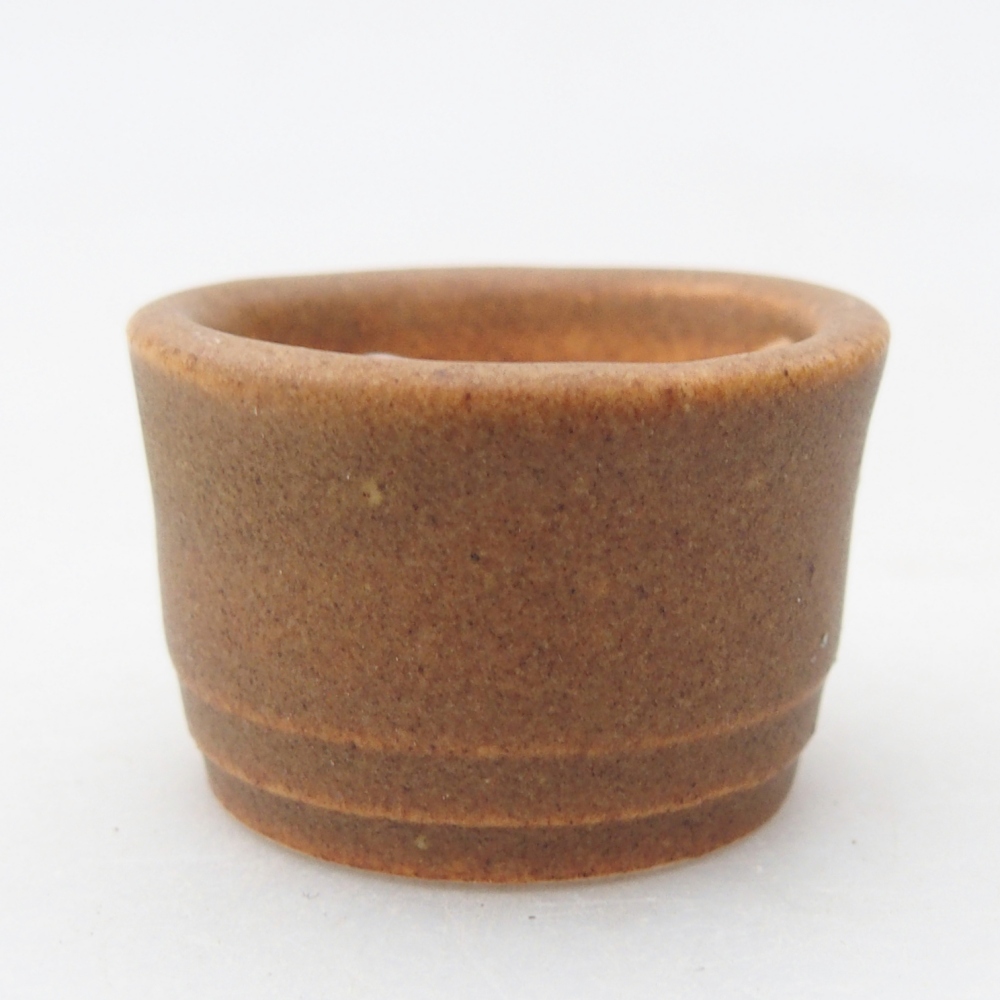 Mini bonsai bowl 4 x 4 x 2 cm, brown
