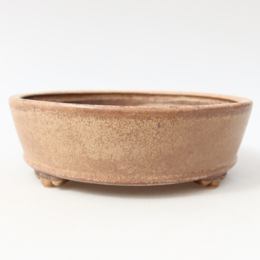 Ceramic bonsai bowl 15,5 x 15,5 x 5 cm, pink