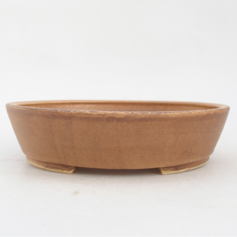 Ceramic bonsai bowl 18,5 x 16,5 x 4,5 cm, pink