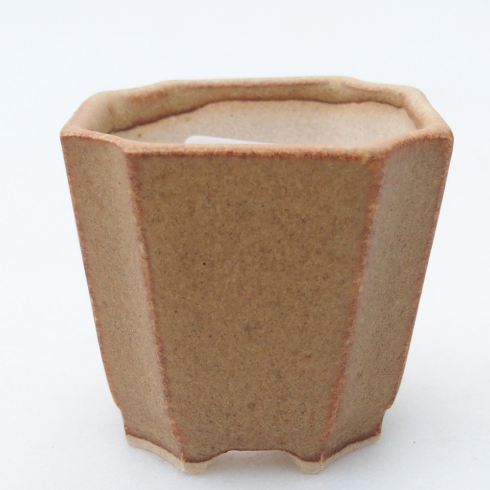 Mini bonsai bowl 4,5 x 4,5 x 4 cm, brown