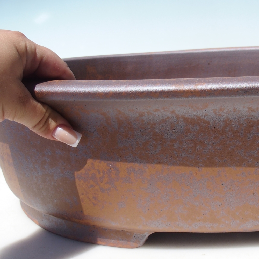 Bowl 61x 47 x 13 cm brown - PERSONAL COLLECTION OR PALLET TRANSPORT ONLY