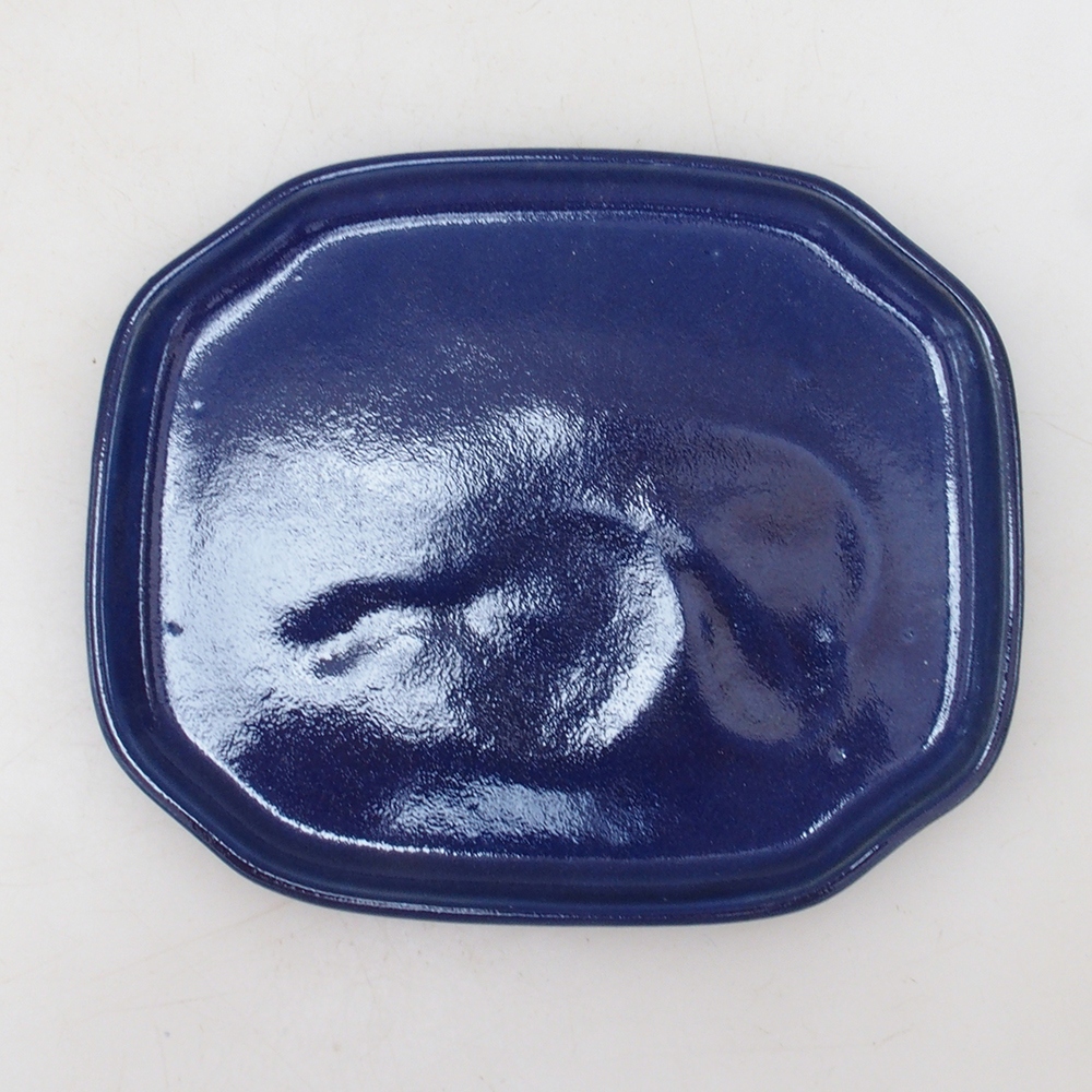 Ceramic bowl H31 - 15 x 13 x 1 cm - blue