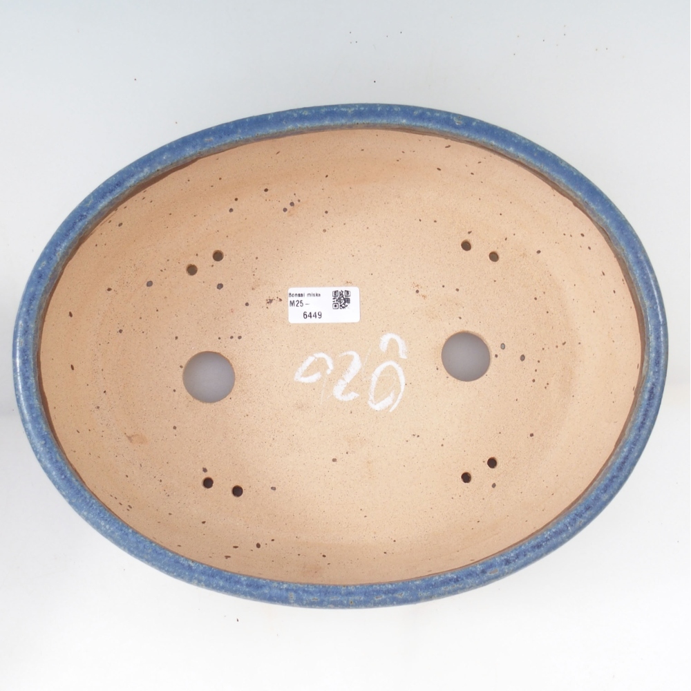 Bonsai bowl 33 x 25 x 8 cm , colour blue