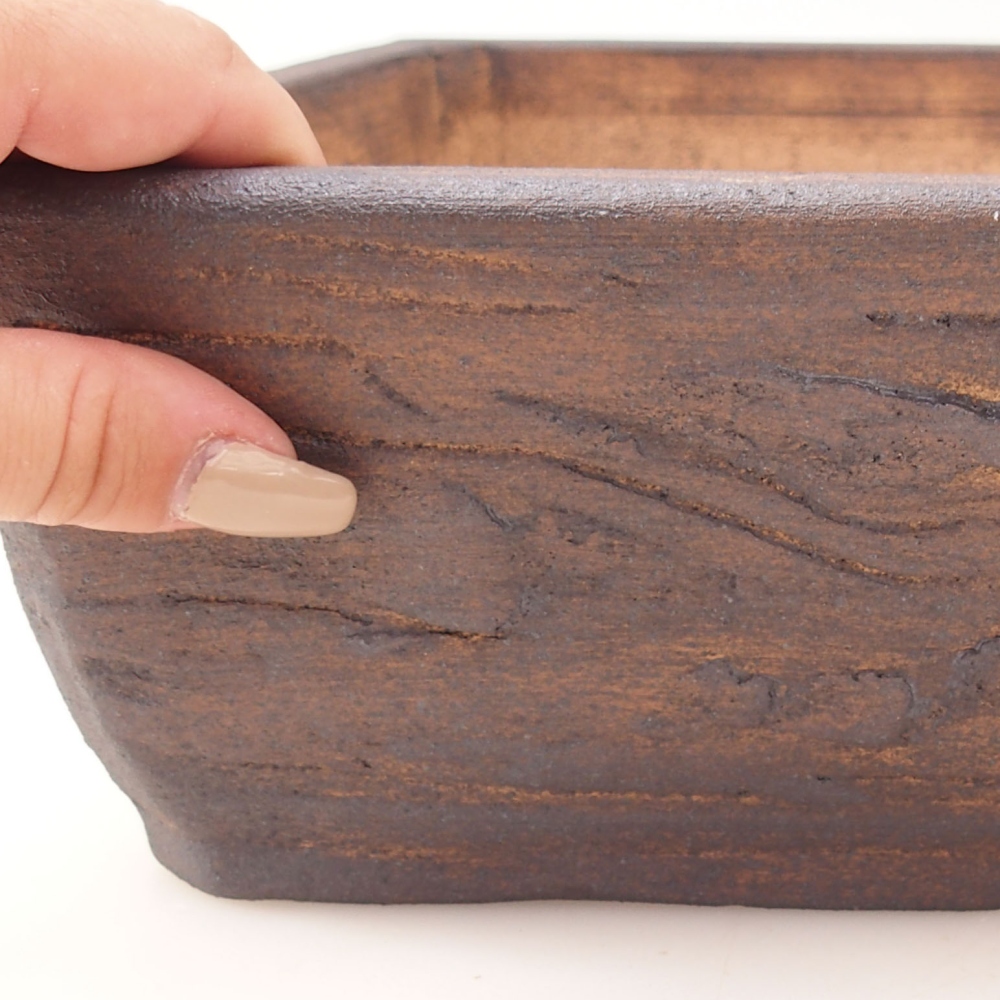 Bonsai bowl 35 x 28 x 9,5 cm , colour brown