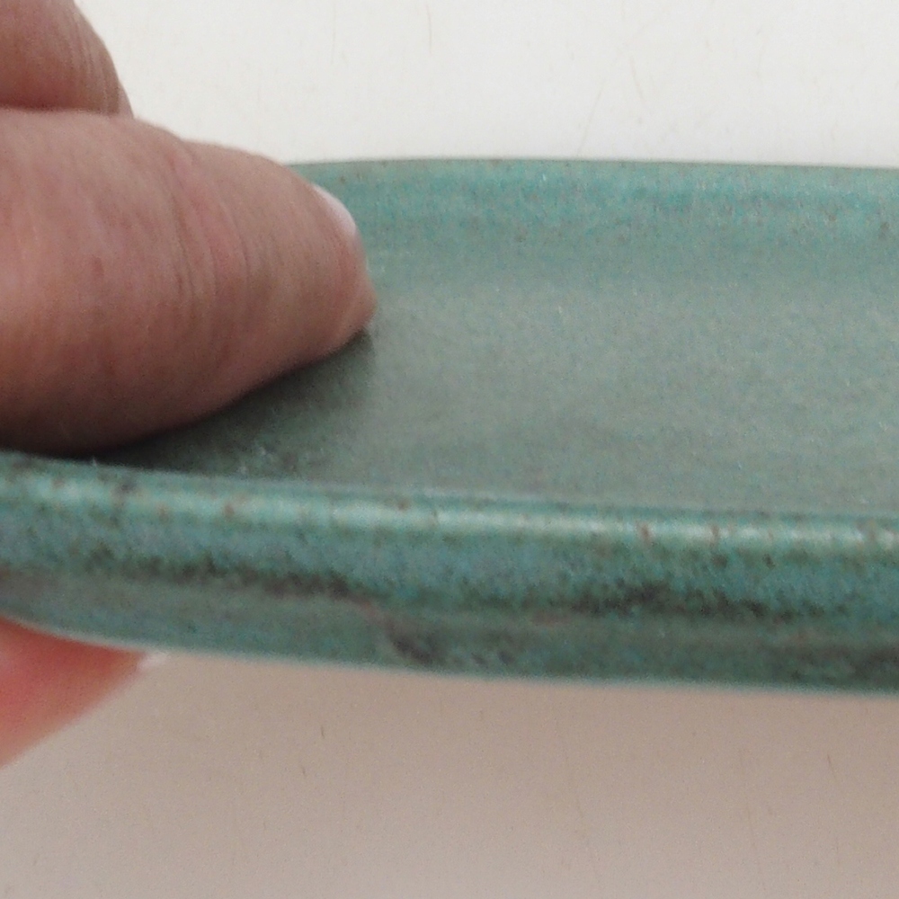 Ceramic bowl H32 - 13 x 11 x 1 cm - green
