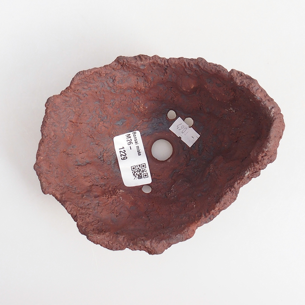 Ceramic Shell 13 x 11,5 x 10,5 cm , colour brown