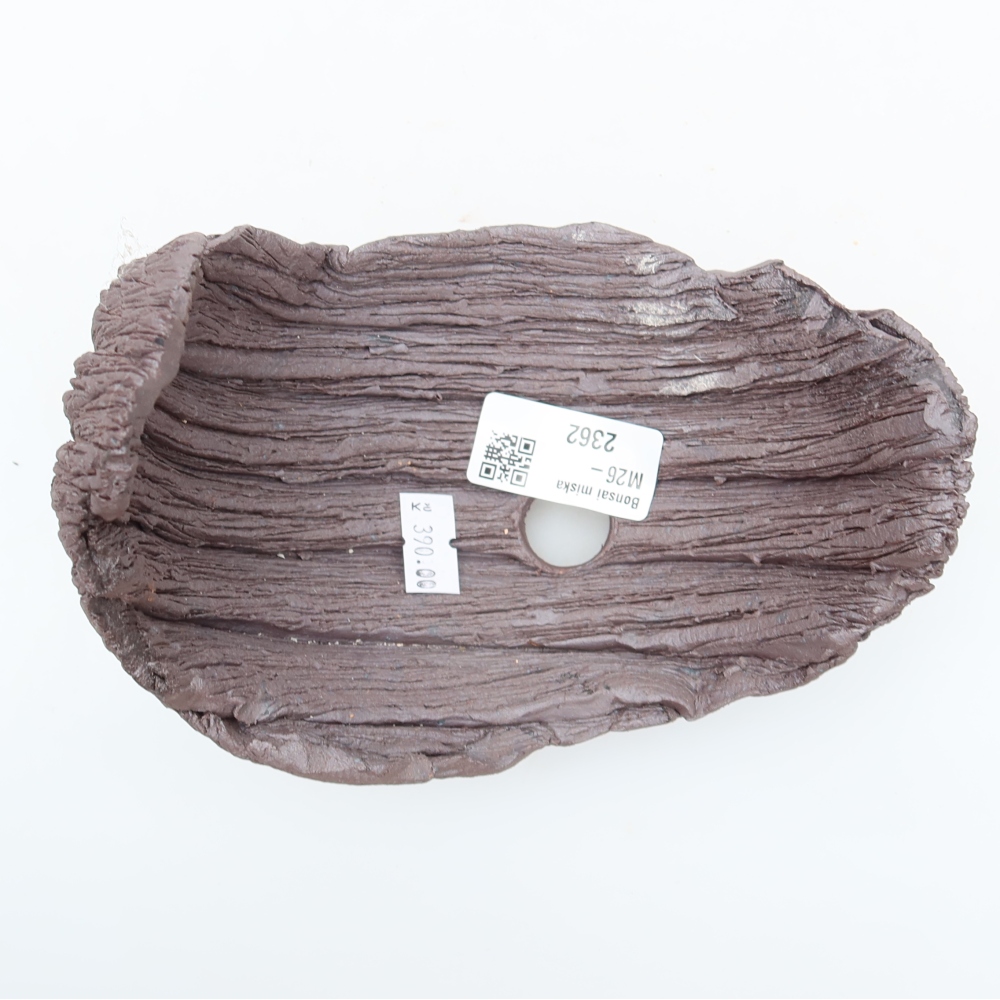 Ceramic Shell  15 x 11 x 14 cm, brown