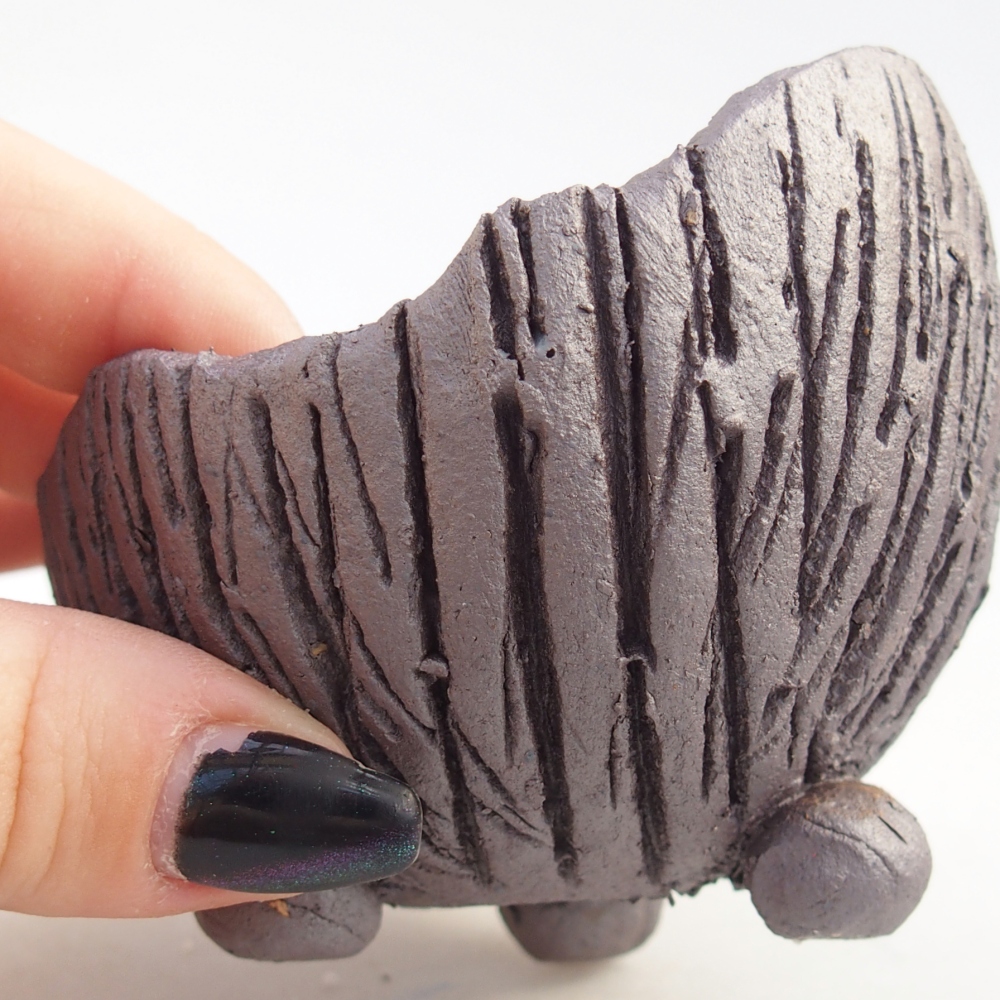 Ceramic Shell 8,5 x 8 x 6,5 cm , metallic colour