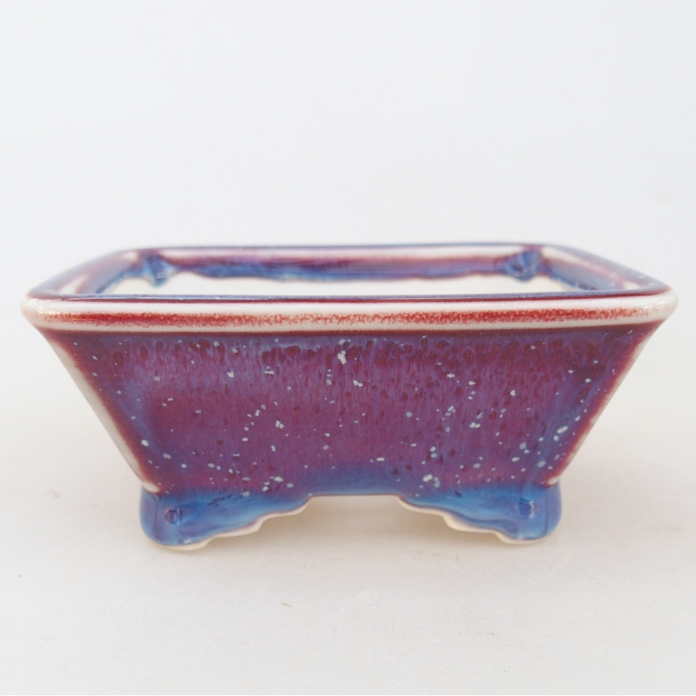 Mini bonsai bowl 8,5 x 7,5 x 4 cm, colour purple