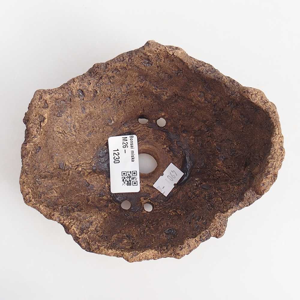 Ceramic Shell 13,5 x 12 x 11,5 cm , colour brown