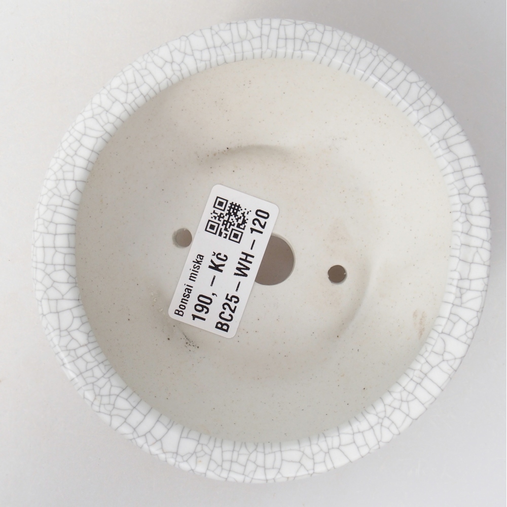 Ceramic bonsai bowl 11,5 x 11,5 x 4,5 cm, raku colour