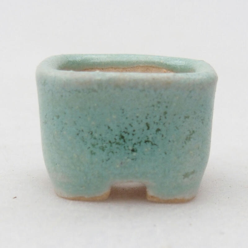 Mini bonsai bowl 2 x 2 x 1.5 cm, color green