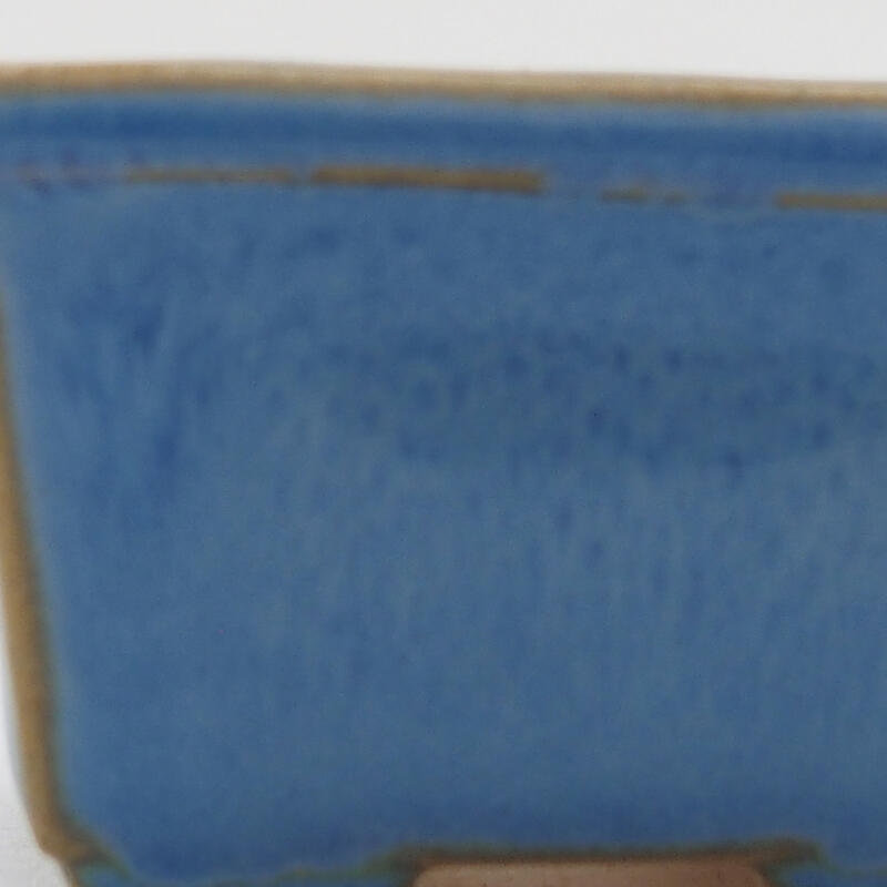 Mini bonsai bowl 4 x 3.5 x 2.5 cm, color blue