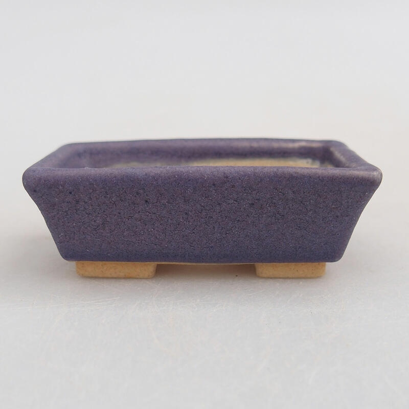 Mini bonsai bowl 5.5 x 3.5 x 2 cm, color purple