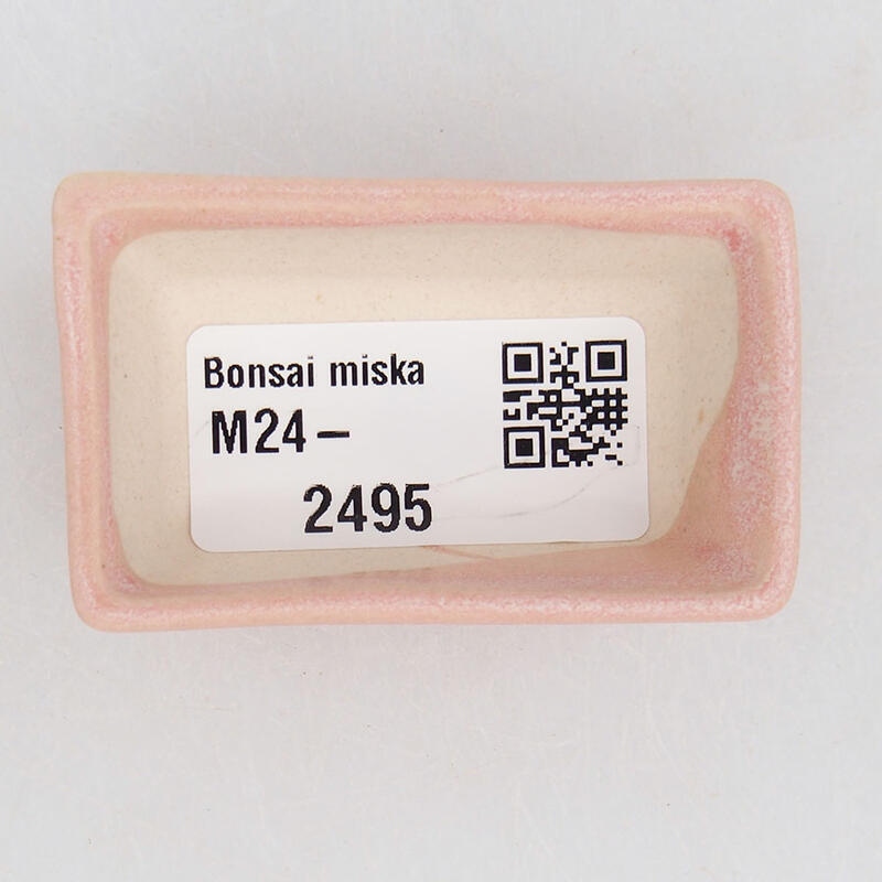 Mini bonsai bowl 5.5 x 3 x 2 cm, color pink