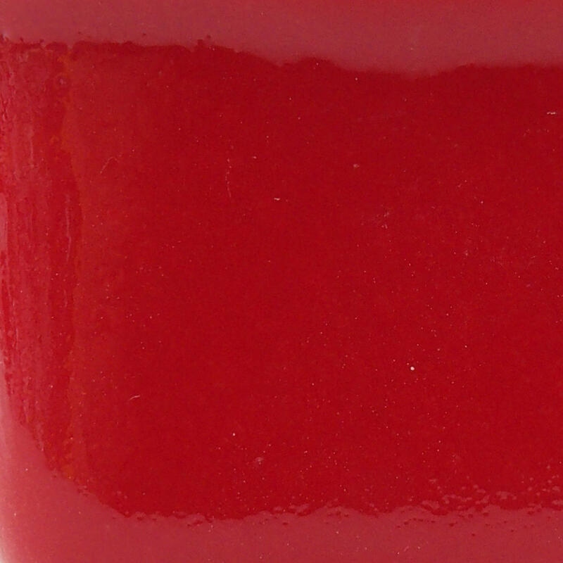 Mini bonsai bowl 6.5 x 6.5 x 4.5 cm, color red