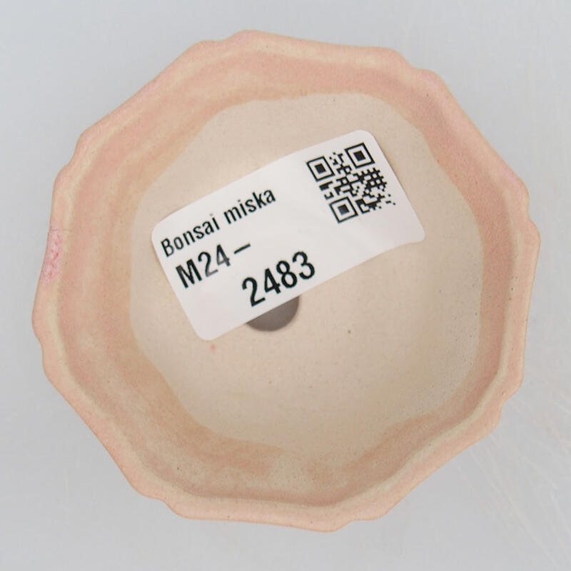 Mini bonsai bowl 6 x 6 x 2.5 cm, color pink