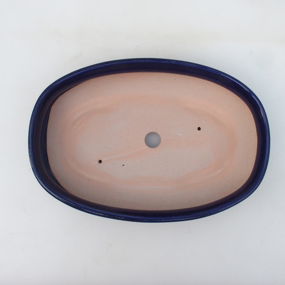 Bonsai bowl H15 - 25.5 x 17.5 x 6 cm. - brown