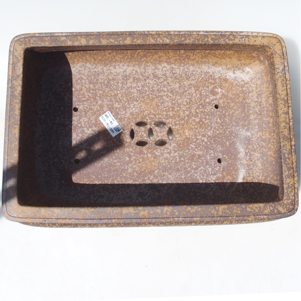Bowl 41 x 27,5 x 15 cm brown - PERSONAL COLLECTION OR PALLET TRANSPORT ONLY