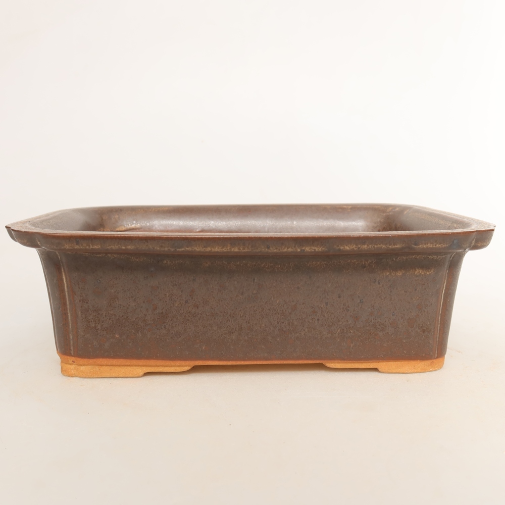 Ceramic Bowl, 20 x 15.5 x 5.5 cm, brown