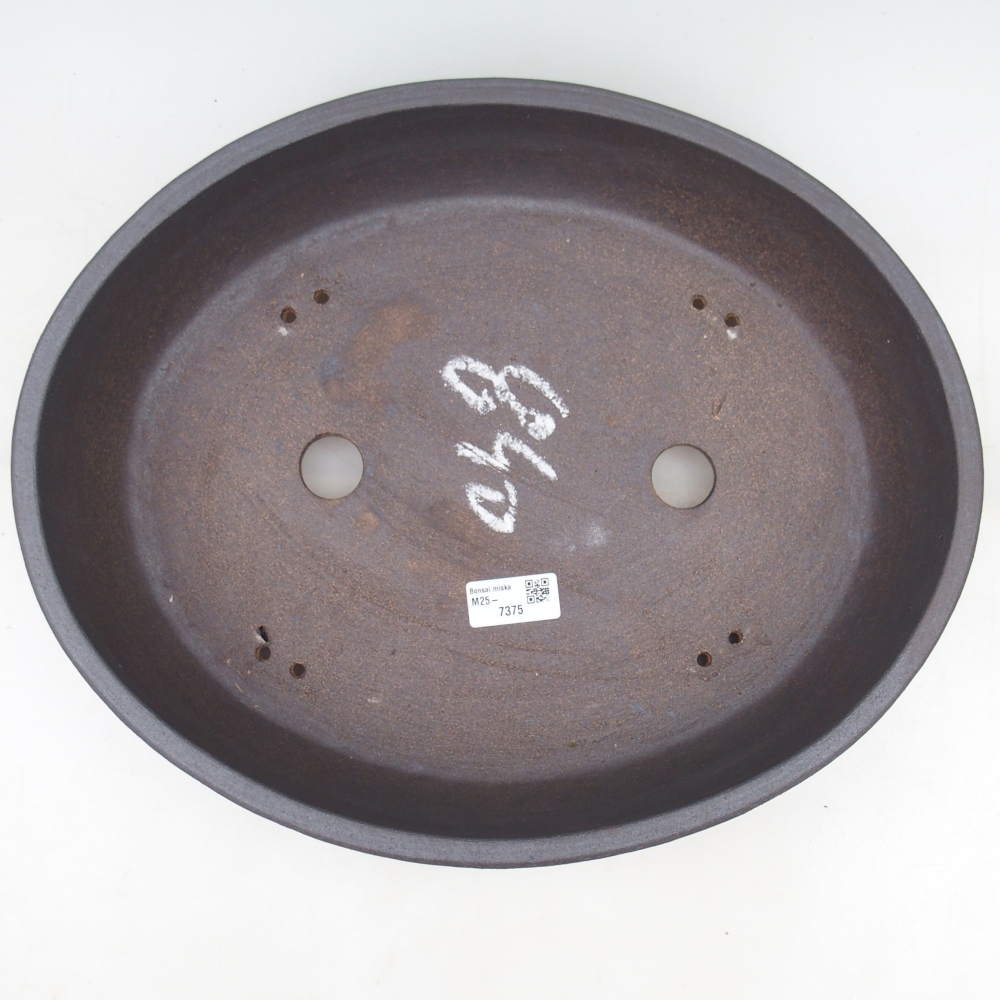 Bonsai bowl 38,5 x 31 x 8,5 cm , colour brown