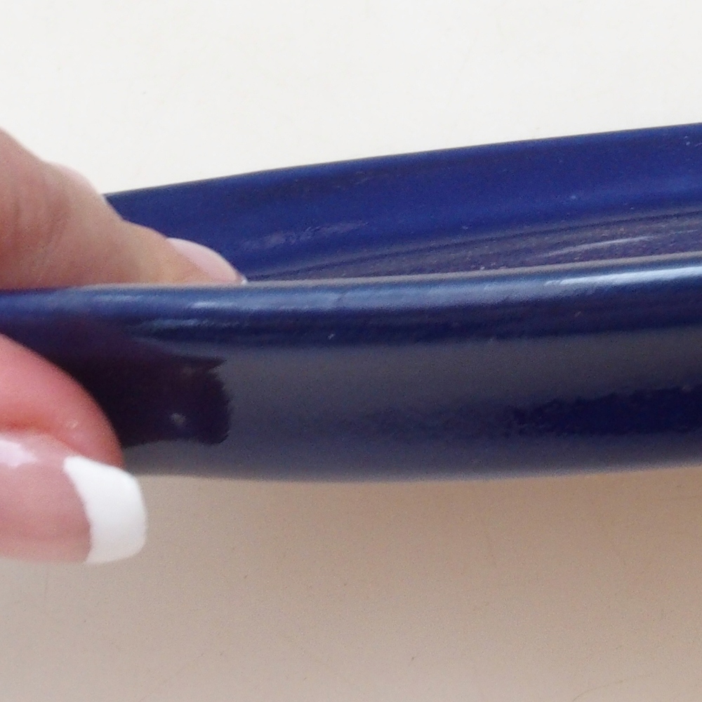 Ceramic bowl H75 - 18.5 x 13 x 1.5 cm - blue