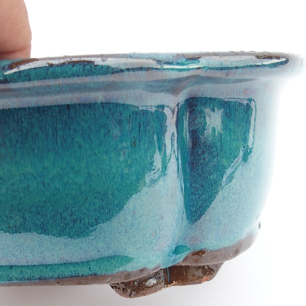 Bowl 26 x 20 x 8,5 cm blue-green